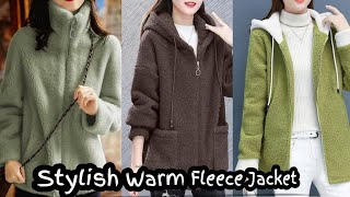 Warm Fleece Jacket style and Design 2024 llFleece Jacket ll CreativeTrove [upl. by Valry]