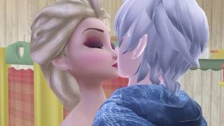 Kiss on the Cheek Elsa amp Jack Frost [upl. by Ainnat430]