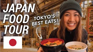 Japanese Food Tour in Tokyo Japan Ultimate Guide 🇯🇵 [upl. by Htez]