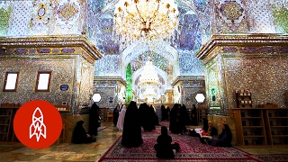 Behold the Shimmering Beauty of Irans Glass Mosque [upl. by Goto]