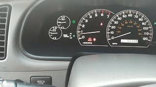 2007 Toyota Sequoia Limited 2wd idle drop with lights on [upl. by Eciuqram]