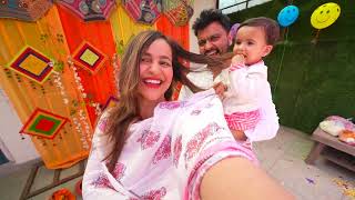 Asher ki FIRST HOLI with FAMILY [upl. by Aniral]