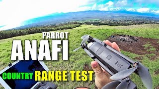 Parrot ANAFI Range Test in Country  How far will it go No Interference [upl. by Stanleigh]