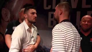 NATHAN CLEVERLY v TONY BELLEW INTENSE  HEAD TO HEAD  PRESS CONFERENCE  REPEAT OR REVENGE [upl. by Winchell106]