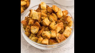 Air Fryer Croutons [upl. by Aitenev]