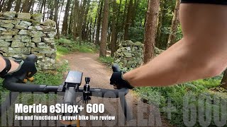 Merida eSilex 600 Egravel bike live ride review [upl. by Verda]