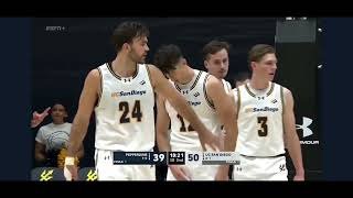 25 pts 911 amp Interview UCSD 94 vs Pepperdine 76 [upl. by Canica]