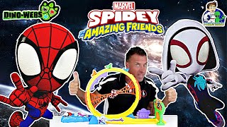 MARVEL Spidey and his Amazing Friends 360 Super Loop Dino Webs Amazing Metals [upl. by Mayes]