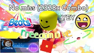 FC Roblox RoBeats  Freedom Dive Hard 30 No miss  2328x Combo 9980 ACC [upl. by Balthasar]