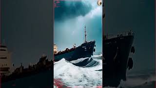 Contra as Últimas Ondas Navio Tanque Desafia a Fúria Restante da Tempestade [upl. by Enitsirk528]