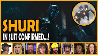 Reactors Reaction To NAMOR IRONHEART and SHURI On Black Panther Wakanda Forever  Official Trailer [upl. by Acinaj]