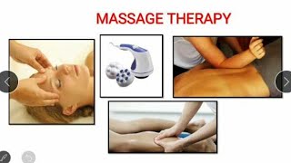 MASSAGE  DEFINITION OF MASSAGE  HINDI [upl. by Ogdan]