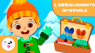 Abbigliamento invernale  Vocabolario per bambini [upl. by Reginauld]