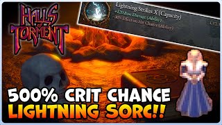 Doing BILLIONS of Damage Crit Lightning Build  Halls of Torment [upl. by Millar199]