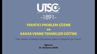 Yaratıcı Problem Çözme ve Karar Verme Teknikleri Eğitimi [upl. by Grekin]