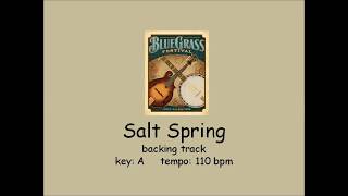 Salt Spring  bluegrass backing track [upl. by Chaney]