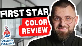 Light amp Airy Gray SherwinWilliams First Star Color Review 2024 [upl. by Selway]