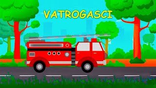 Vozila za djecu 🚒 Prijevozna sredstva 🚑 Učimo vozila i zvukove 🚓 Crtani za djecu [upl. by Enrobialc846]