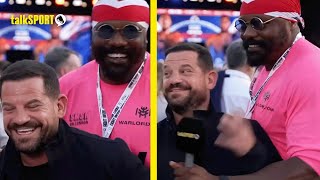 Derek Chisora GATECRASHES Spencer Oliver amp Gives Him A SHOCK During LIVE AJ Dubois Preview 😂 [upl. by Natelson]