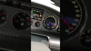 VW Phaeton 50 V10 TDI Acceleration Vmax 305 Kmh [upl. by Sillihp249]