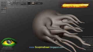 Tutorial Sculptris  básico BR [upl. by Leboff]