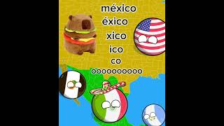 México Meme xdcapibarahamburguesaméxicousaguatemalamemehumorshortpolandball Parte 10 🦫🍊 [upl. by Piotr]