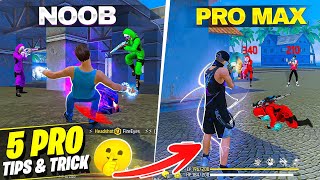 Top 5 SHOCKING 🤯 Tips And Tricks in Free Fire  FireEyes Gaming [upl. by Cira]