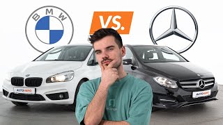 Das Duell der FamilienVans  Mercedes BKlasse vs 2er BMW Gran Tourer [upl. by Anitnoc]