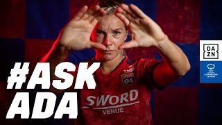 AskAda  Ada Hegerberg Reveals Her Struggle During Her Injury Her Favourite Player Ever And More [upl. by Amora]