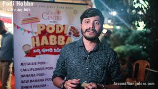 Podi Habba  At City Centre Mall Mangalore  foodlover restaurant cafe [upl. by Daveen]