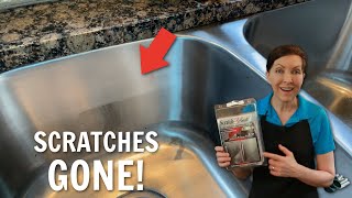 The Best Way to Remove Scratches from Stainless Steel [upl. by Heuser222]