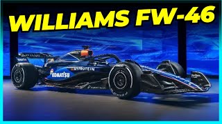 NEW WILLIAMS CAR FOR THE 2024 FORMULA 1 SEASON [upl. by Nanci]