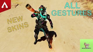 New Epic Skin for Bloodhound EctoHunter All Gestures Apex Legends  VOD  Aug24 [upl. by Materse]