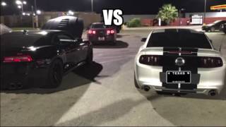 14 Mustang 50 vs 14 Camaro SS 1LE [upl. by Eiramave37]