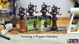 Learn to Turn this Pepper Grinder by Woodcraft [upl. by Siravrat]