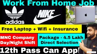 Adidas  Package 45 Lac  Work From Home Jobs  12th Pass Job  Online Jobs at Home  Job Vacancy [upl. by Arretahs513]