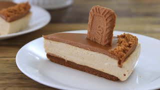 NoBake Lotus Biscoff Cheesecake Recipe  Cookie Butter Cheesecake Recipe [upl. by Evelc]