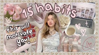 15 habits you NEED in 2024 ✧ exit lazy girl era ✧･ﾟ ✧･ﾟ [upl. by Aivun]