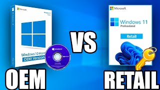 WINDOWS OEM VS WINDOWS RETAIL QUAL É A DIFERENÇA [upl. by Aihseyn840]