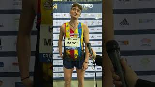 Meeting ELITE indoor de Miramas Métropole 2022  interview de TMarcy FRANCE 60m HAIES [upl. by Urdna426]