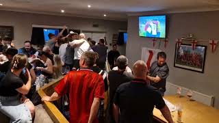 Reaction to England beating Holland at Euro 2024 Launceston Football Club [upl. by Aguayo]