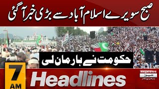 Big News From Islamabad  News Headlines 7 AM  3 Sep 2024  Pakistan News [upl. by Valerie]