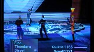 Final Fantasy VIII Seifer Boss Battle Galbadia Garden 2nd Battle [upl. by Nagiam]