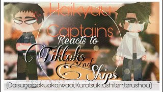 haikyuu captains react to tiktoks and shipsships in discringe•Sanji• [upl. by Perceval]