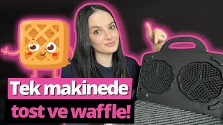 Uygun fiyatlı tost ve waffle makinesi  İnceleme [upl. by Barry]