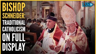 Bishop Schneider Prays Traditional Vespers At Pantheon In Rome [upl. by Ainegue702]