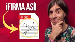 Cómo FIRMAR un PDF  Añade ONLINE tu FIRMA DIGITAL [upl. by Comptom]