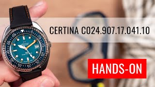 HANDSON Certina DS Super PH1000M Automatic Powermatic 80 C0249071704110 [upl. by Noinatrad]