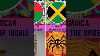 National Folktales From Different Countries Part 2  comparison shorts emnstudio [upl. by Yzzik]