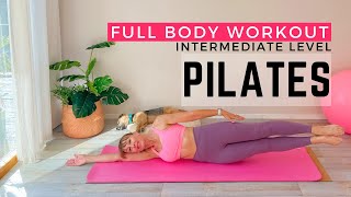 40 Minute Body Sculpt Pilates with No Equipment  Intermediate Pilates  At Home Workout [upl. by Sheri]